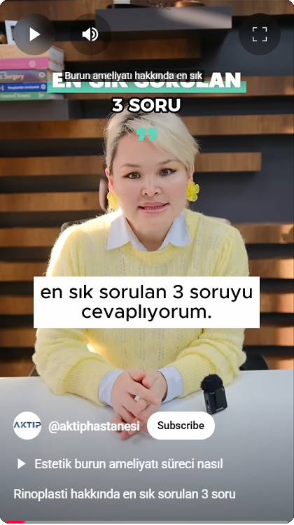 Burun Ameliyatı En Sık Sorulan 3 Soru
