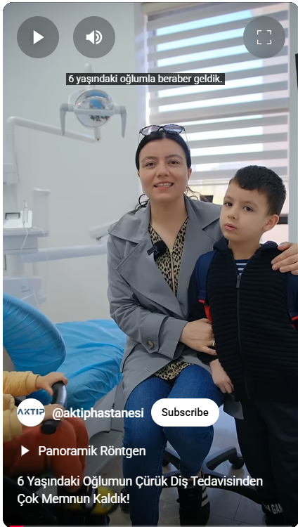 Çocuk çürük diş tedavi memnuniyeti